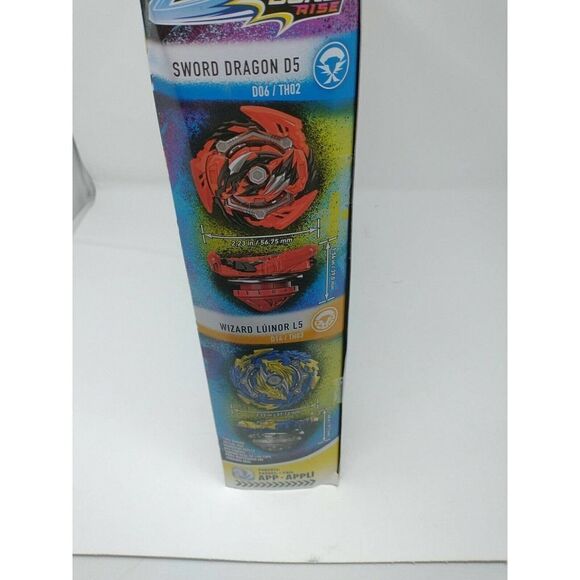 Hasbro Beyblade Burst Rise Hypersphere Infinity Brink Battle Set, 2 Tops New! - Picture 5 of 6